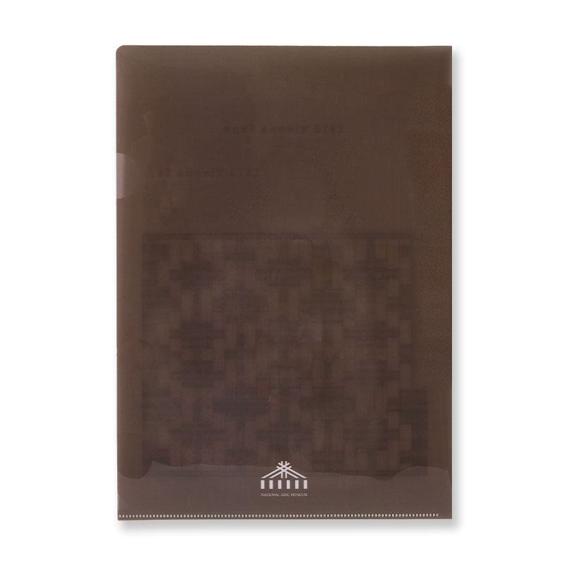 ウィーン万博展<br>A4クリアファイル　チタﾗペ（花ござ）