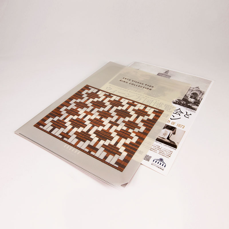 ウィーン万博展<br>A4クリアファイル　チタﾗペ（花ござ）