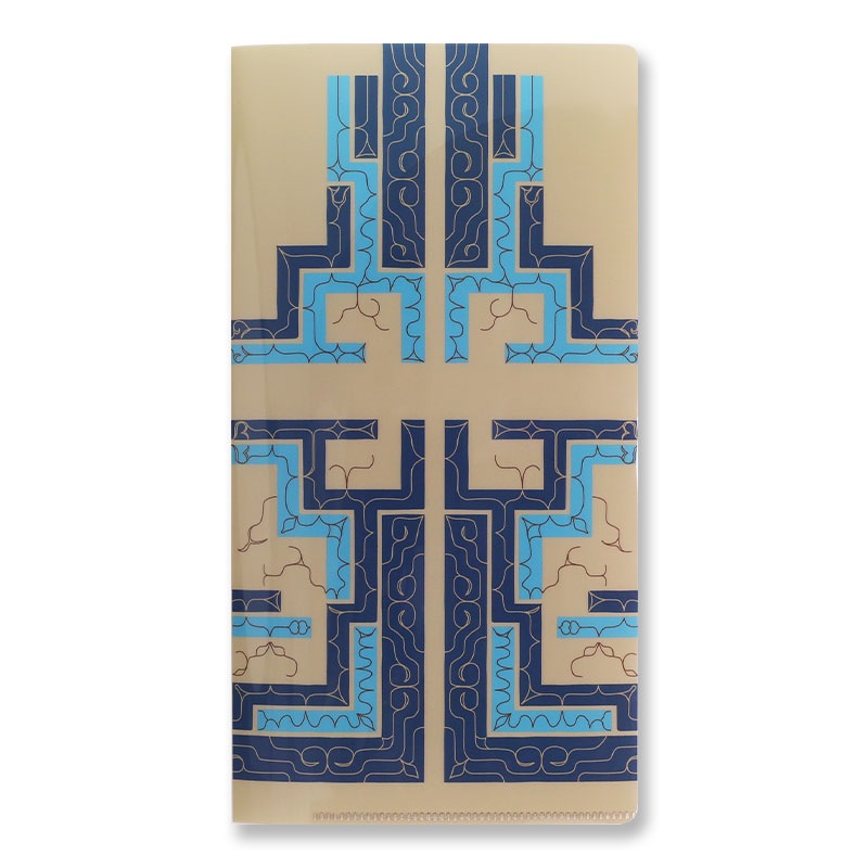 ウィーン万博展<br>A4チケットホルダー ポケット付き　テタラペ（草皮衣）