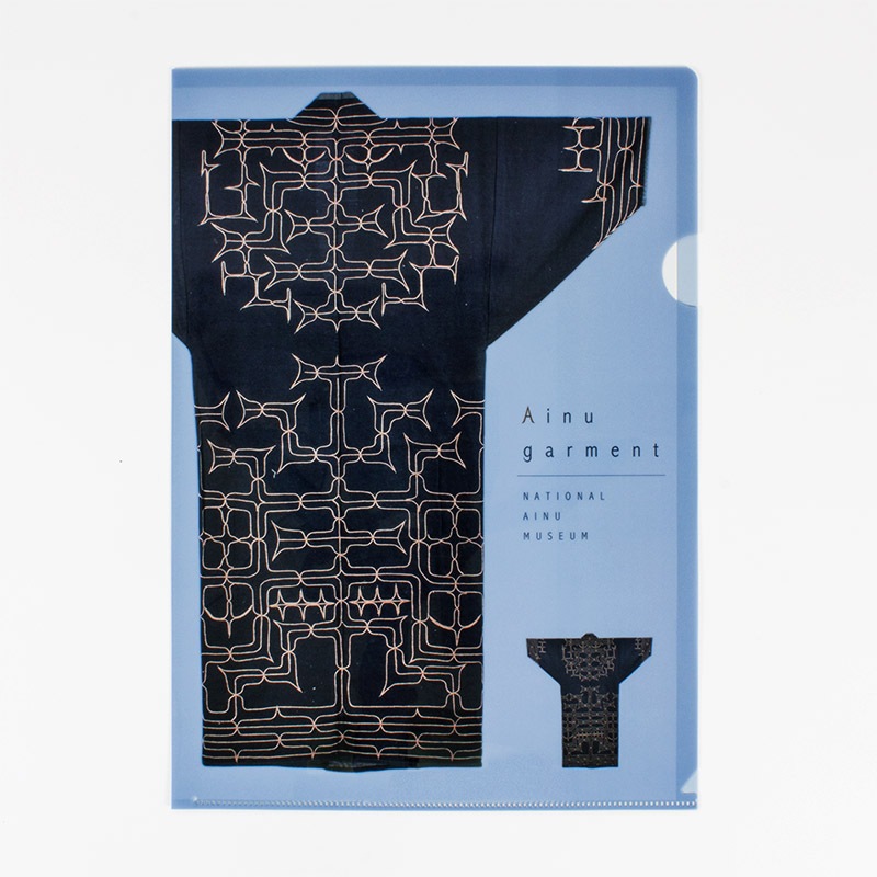 A4クリアファイル　木綿衣（濃紺）