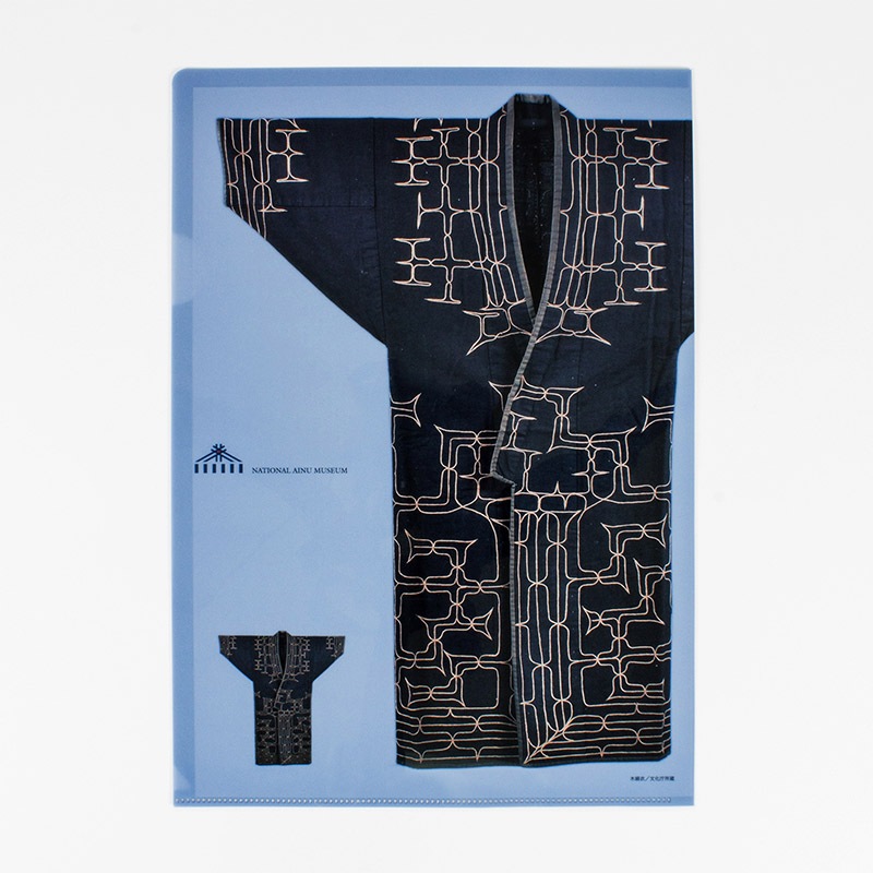 A4クリアファイル　木綿衣（濃紺）