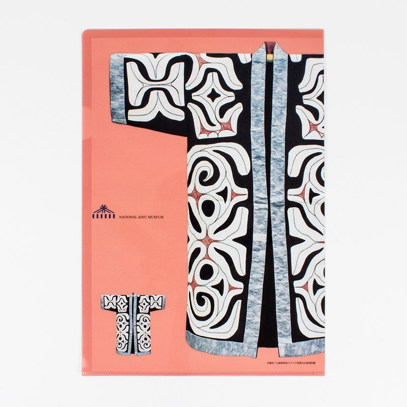 A4クリアファイル　木綿衣（灰紺）