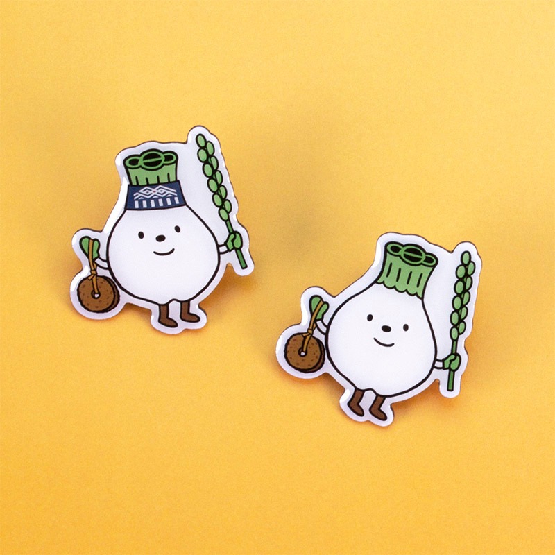 ピンバッジ トゥレッポん | トゥレッポん | ウポポイ 国立アイヌ民族