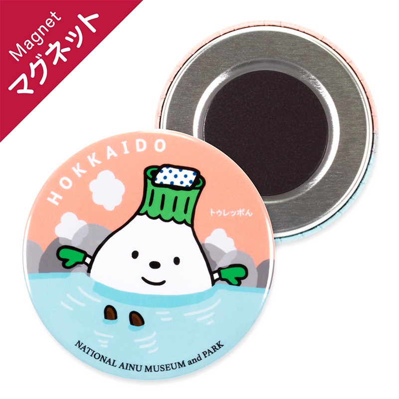 缶マグネット　トゥレッポん　温泉