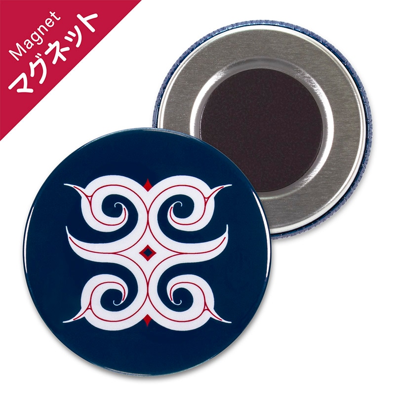 缶マグネット アイヌ文様 カパラミプ