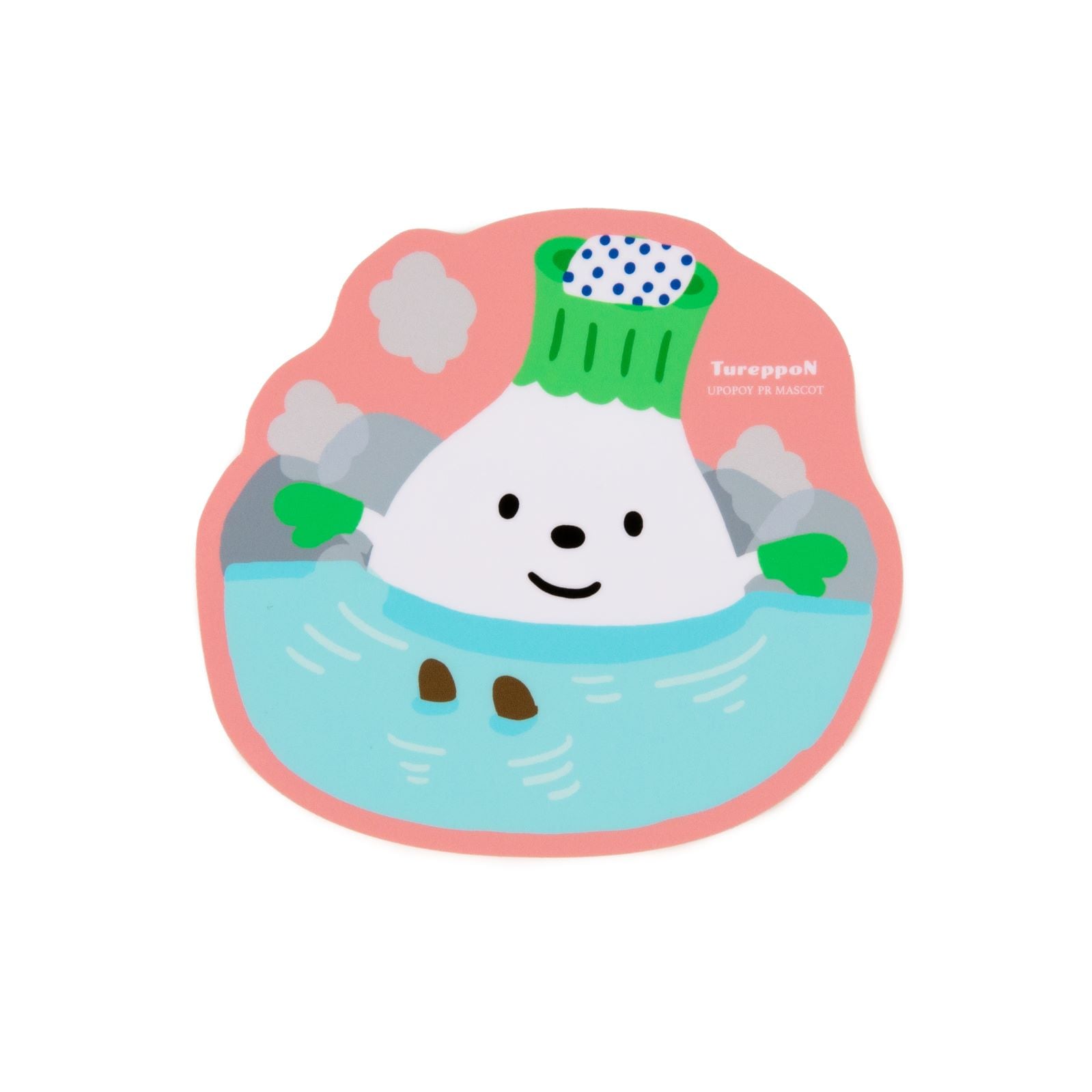 ステッカー　トゥレッポん　温泉