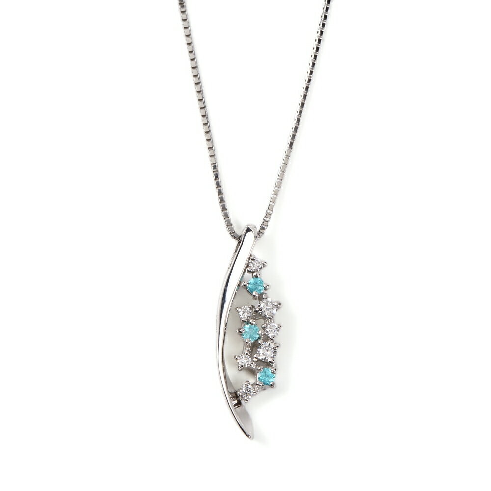Pt900 パライバトルマリン ネックレス | | JEWELRY VALLEY