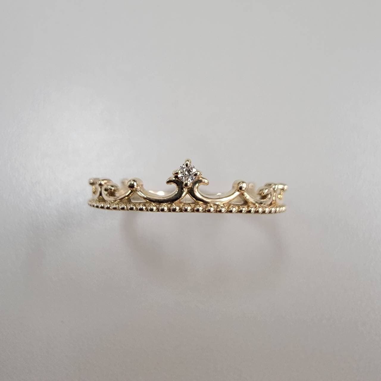 地金リング（ティアラtype）