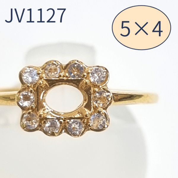 【セミオーダー加工】JV1127加工　色石取巻(ＪＶＦｅｓ①）