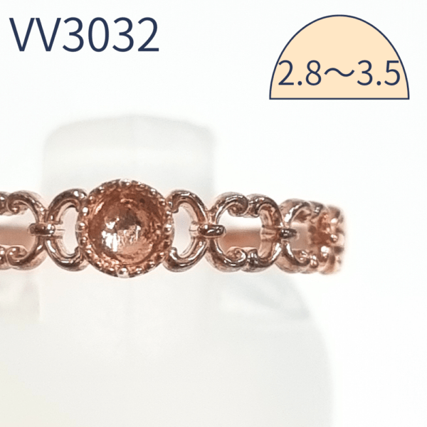 【セミオーダー加工】VV3032加工　イニシャルB