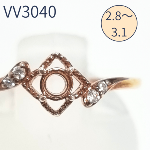 【セミオーダー加工】VV3040加工　イニシャルJ