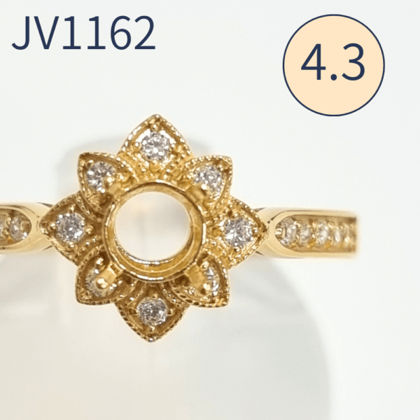 セミオーダー加工】JV1162加工 睡蓮枠 | | JEWELRY VALLEY｜ジュエリー