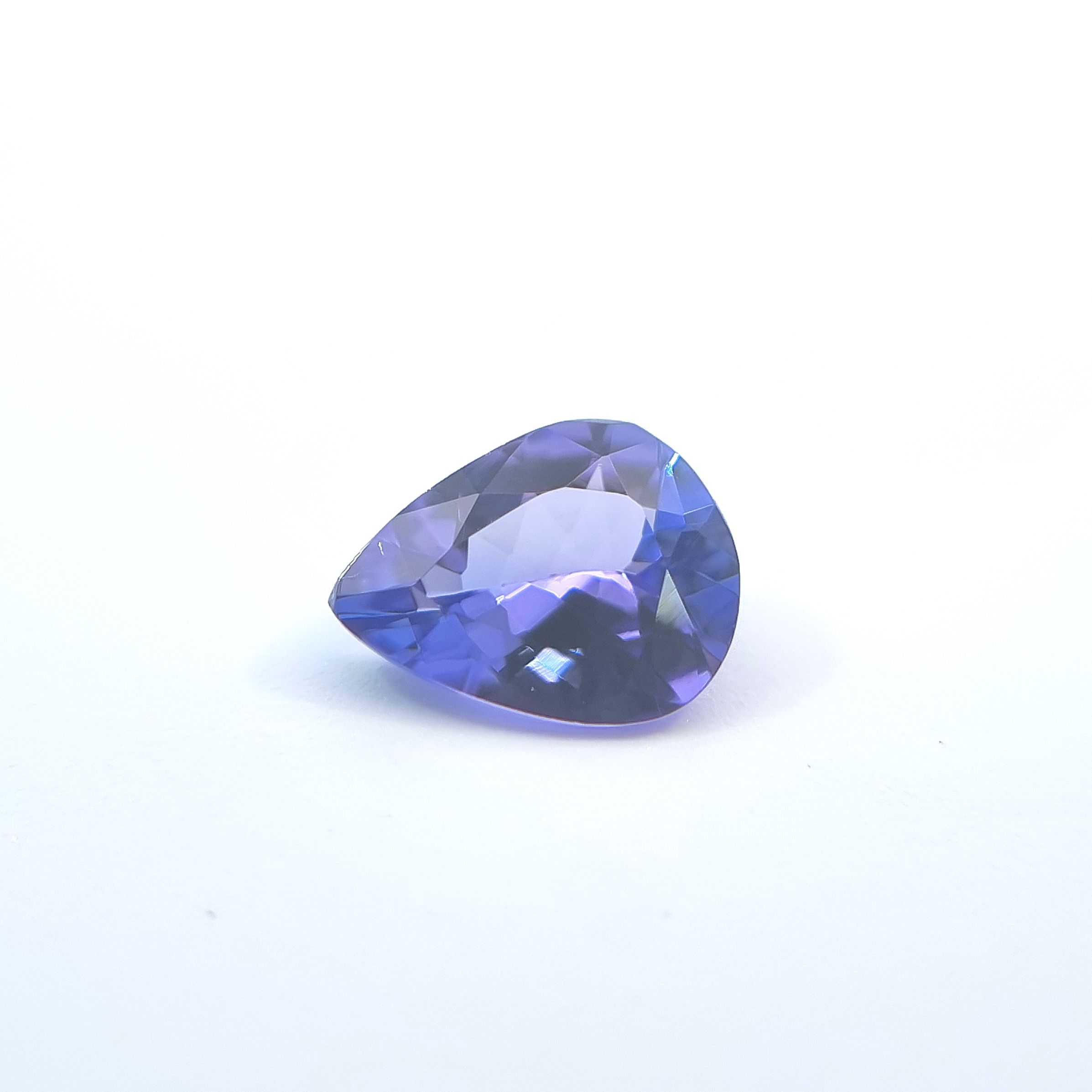 10004267：タンザナイト PS 8.6×6.6ｍｍ 1.32ct