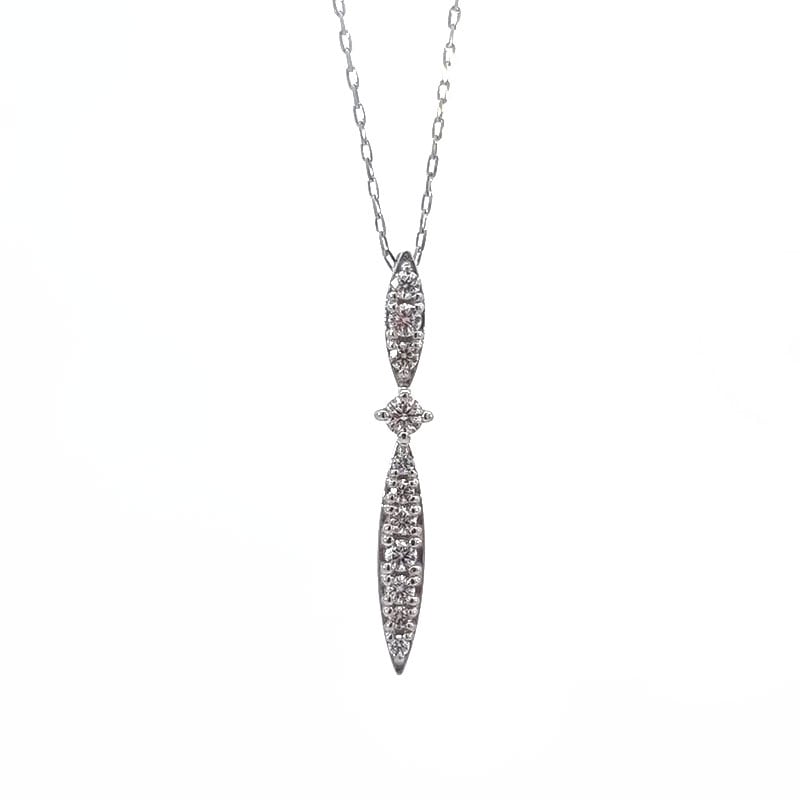 PT950 ダイヤモンド ペンダントネックレス