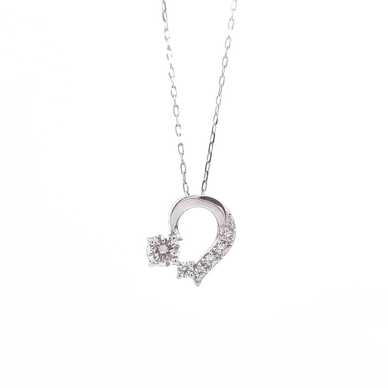 PT950 ダイヤモンド ペンダントネックレス