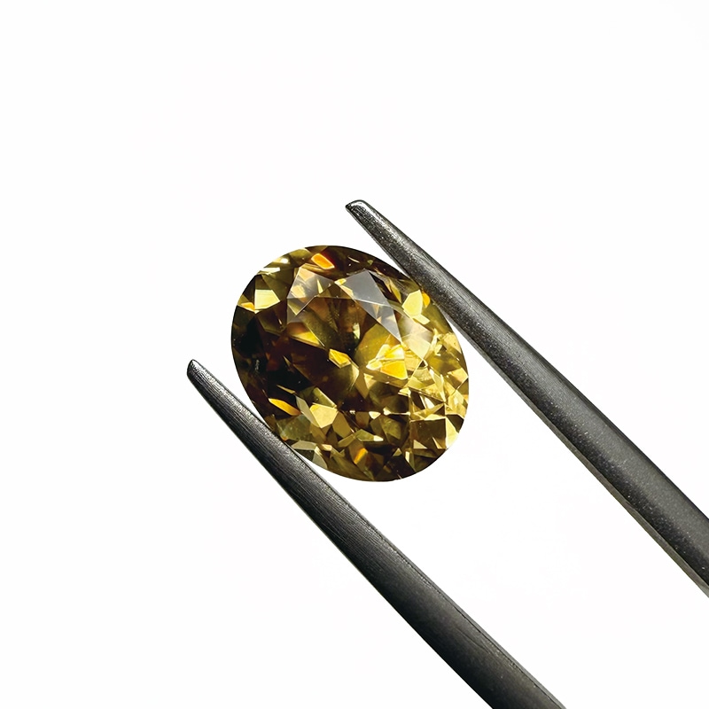 イエロージルコン　10.3×8.1mm　5.25ct