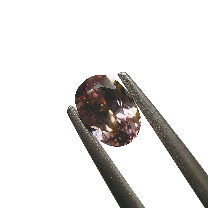 10005618：ゾイサイト　OV　6.6×4.6ｍｍ　0.86ct