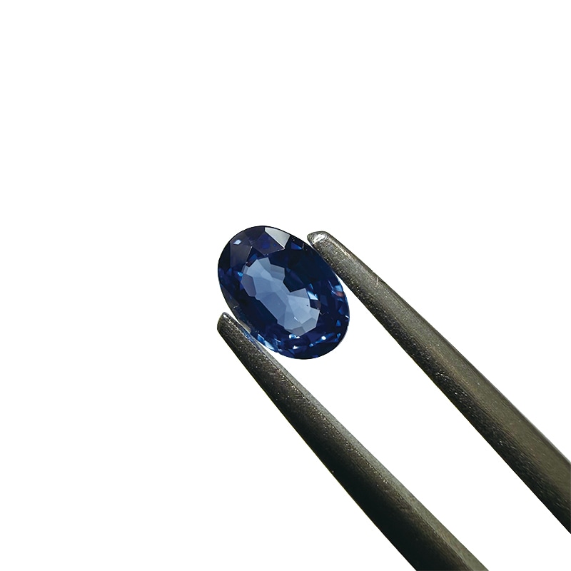 サファイア(ノーヒート)　OV　5.50×3.88ｍｍ　0.43ct　(AIGS鑑別書付き)　