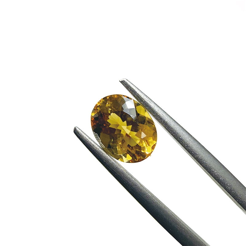 イエローベリル　OV 8.0×6.2mm　1.42ct