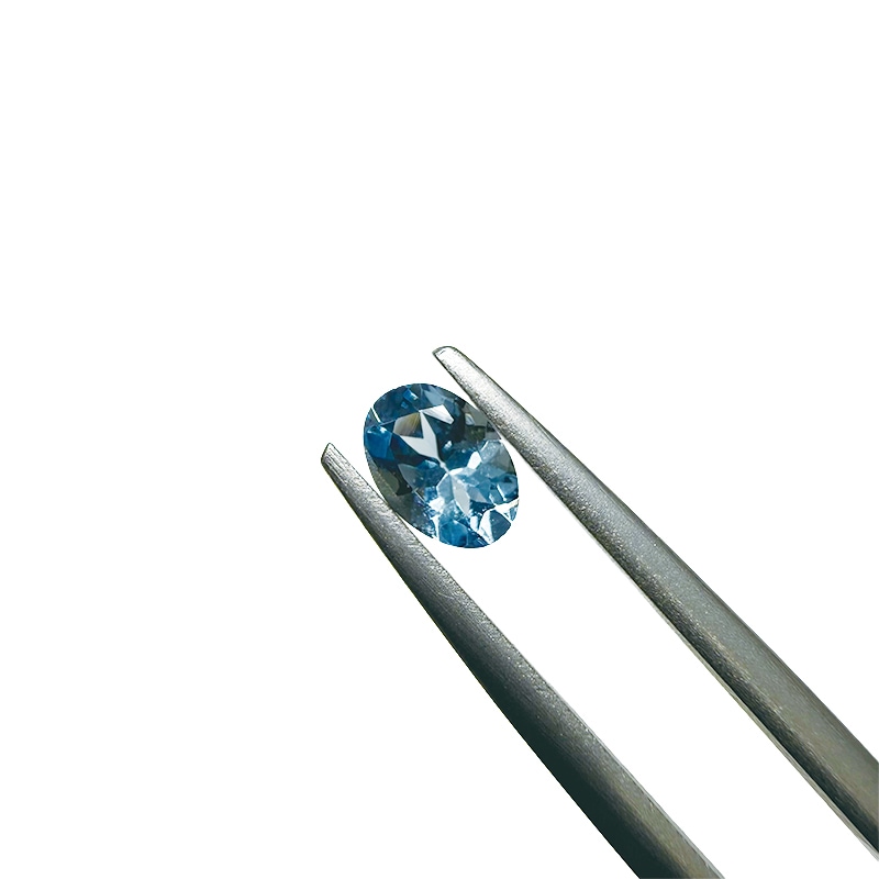 10008881：アクアマリン OV 5.9×4.1mm 0.41ct