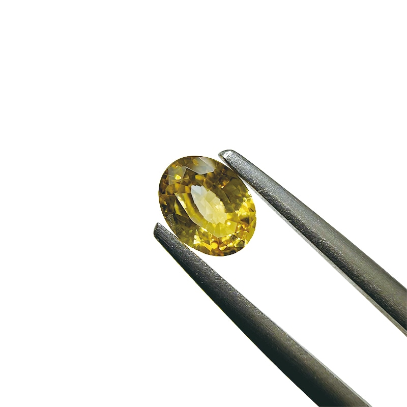 10006313：バイカラー風サファイア OV 5.7×4.3mm 0.51ct
