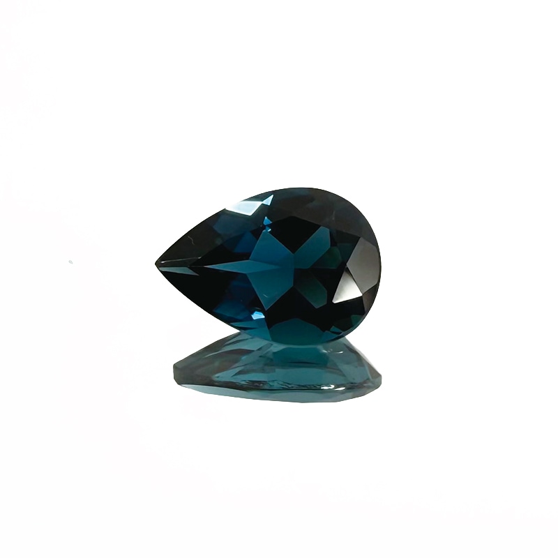 10008446：インディゴライトトルマリン（日独ソーティング付き） PS7.24×5.05mm 0.600ct