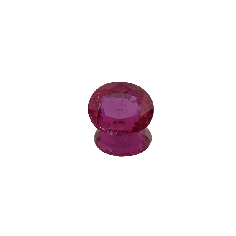 487：ルビー　OV　6.1×5.2ｍｍ　0.79ct