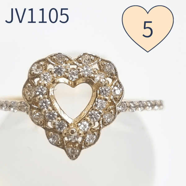 【セミオーダー加工】JV1105加工　ハート運命枠