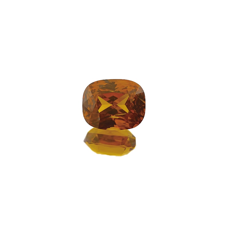 451：オレンジジルコン(シルキー) OCT 7.6×6.2ｍｍ 2.59ct