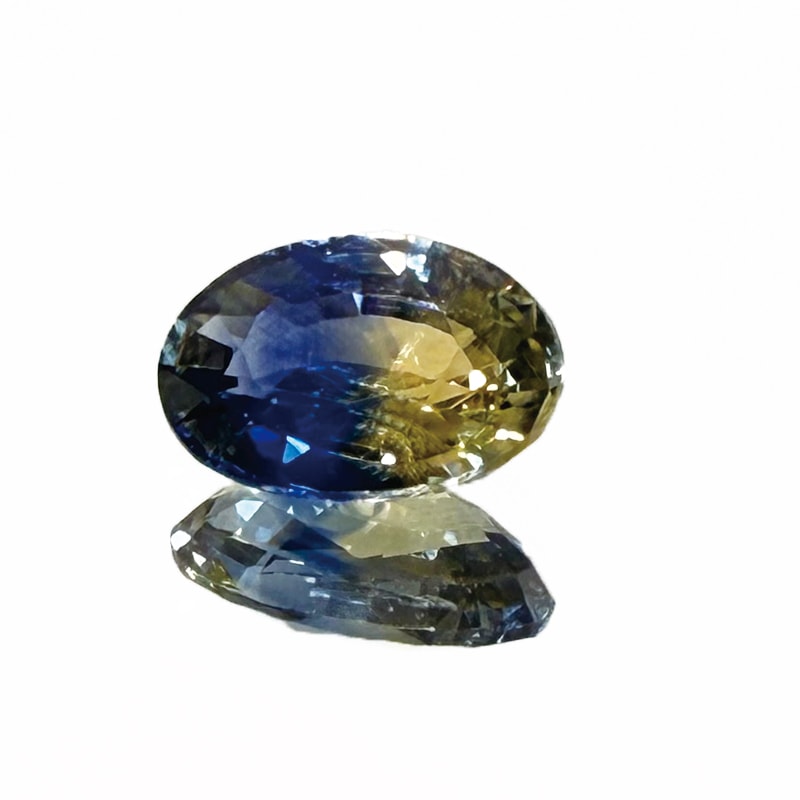 10009754：バイカラーサファイアOV6.8×4.7mm0.82ct | | JEWELRY