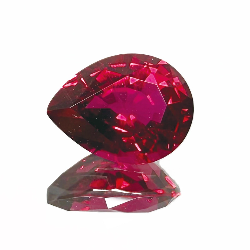 10008439：ルベライト　PS　7.95×6.03ｍｍ　1.144ct　日独ソーティング付き