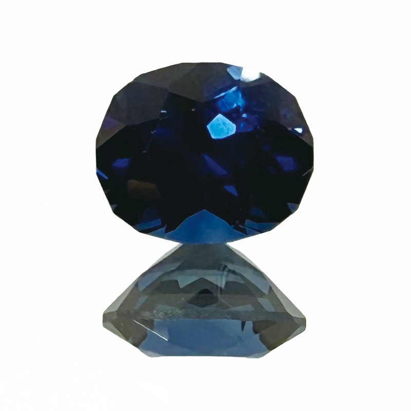 10005639：サファイア 4.0×3.3mm 0.26ct　GIA鑑別書付き