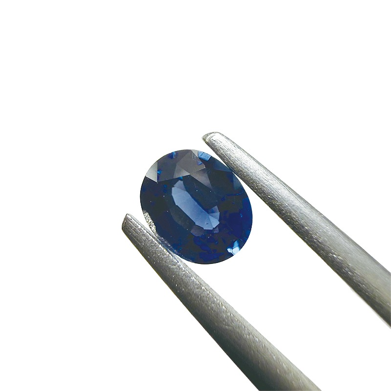 10008078：コーンフラワーサファイア (AISS)　サファイア　OV5.0×4.1ｍｍ　