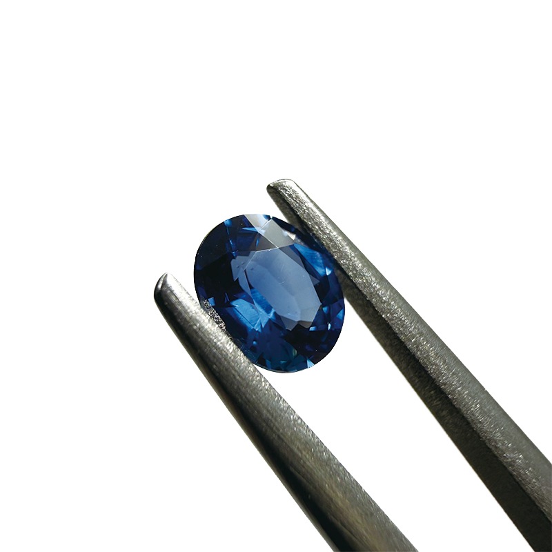 10008078：コーンフラワーサファイア (AISS)　サファイア　OV5.0×4.1ｍｍ　