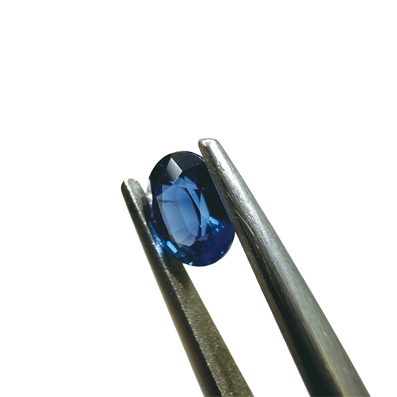 10008078：コーンフラワーサファイア (AISS)　サファイア　OV5.0×4.1ｍｍ　