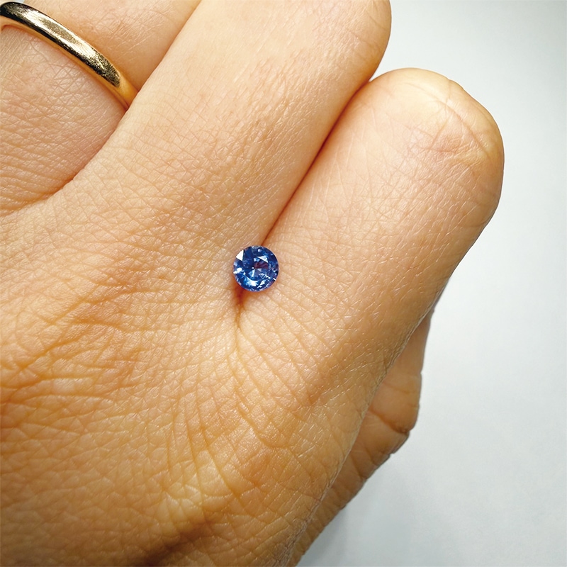 akts@ｲ-428：ブルーサファイア　RD　4.1ｍｍ　0.32ct