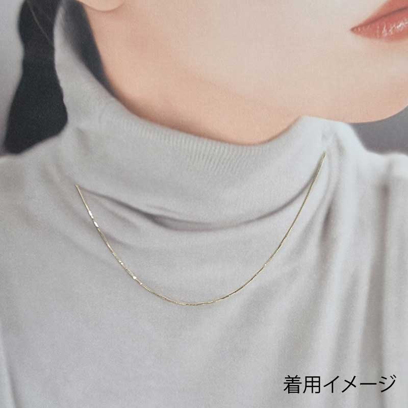 K18/PT 0.6ベネチアン ムーブ 45㎝ スライドアジャスター付き