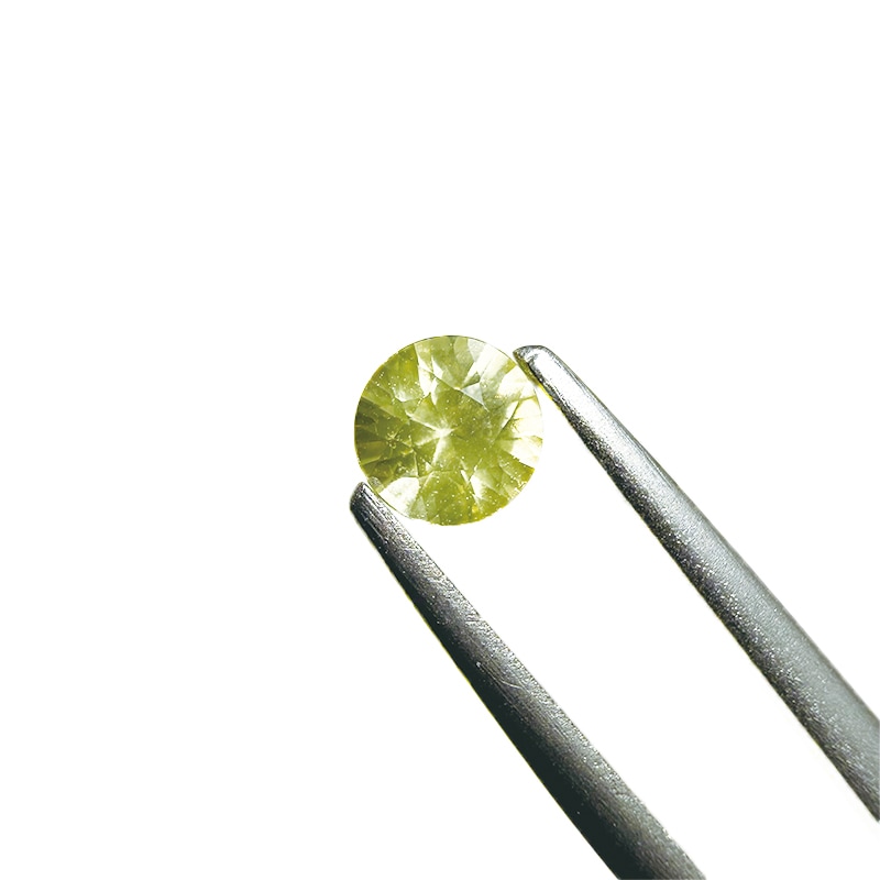 10001589：ファンシーカラーサファイア　RD　4.4ｍｍ　0.39ct