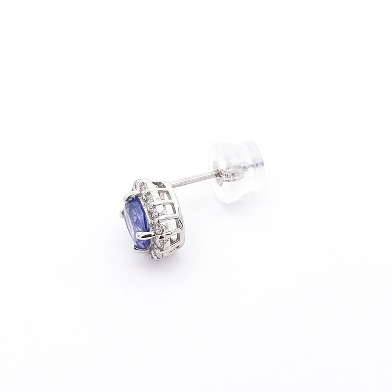 PT950 タンザナイト ピアス