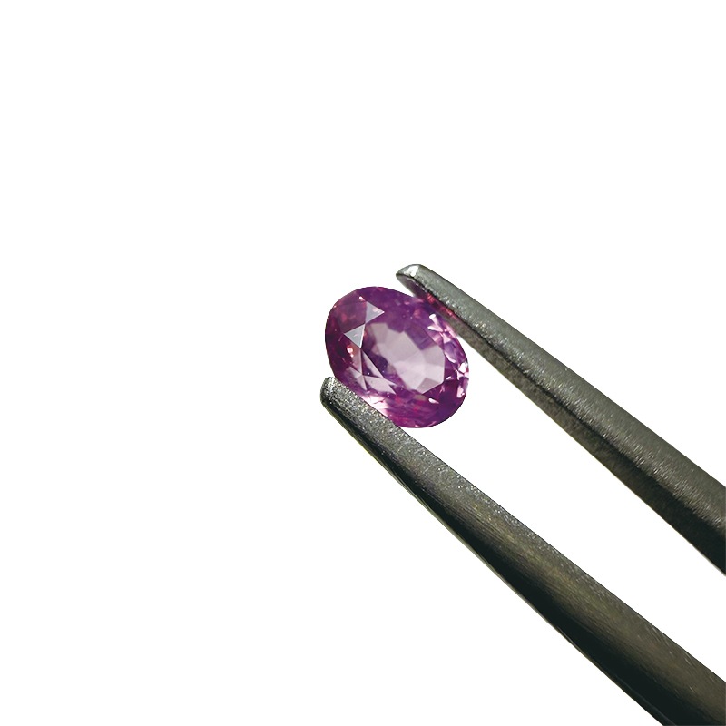 426：パープルサファイア OV4.8×3.7mm 0.44ct シルキー
