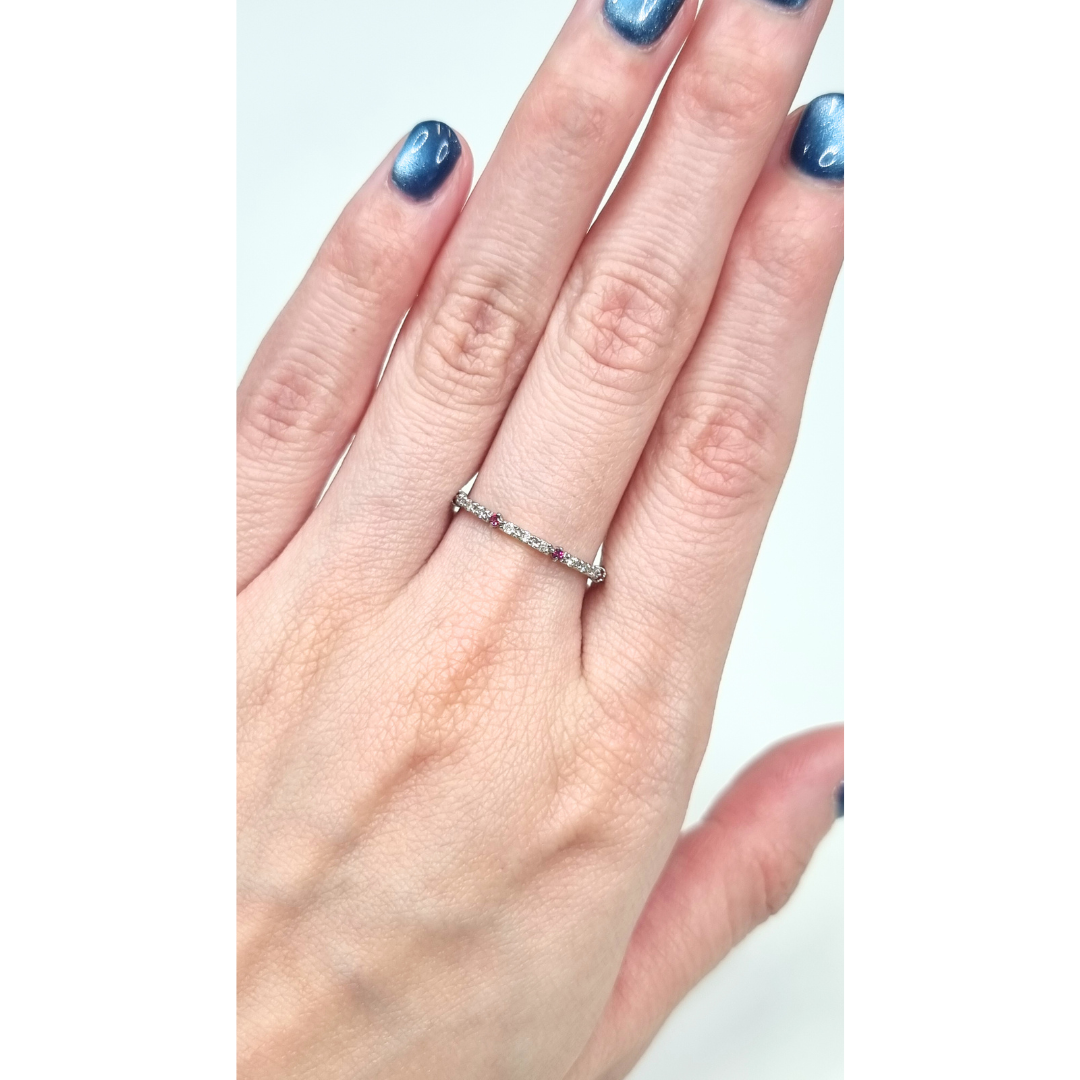 PT950 ルビー/ダイヤモンド リング