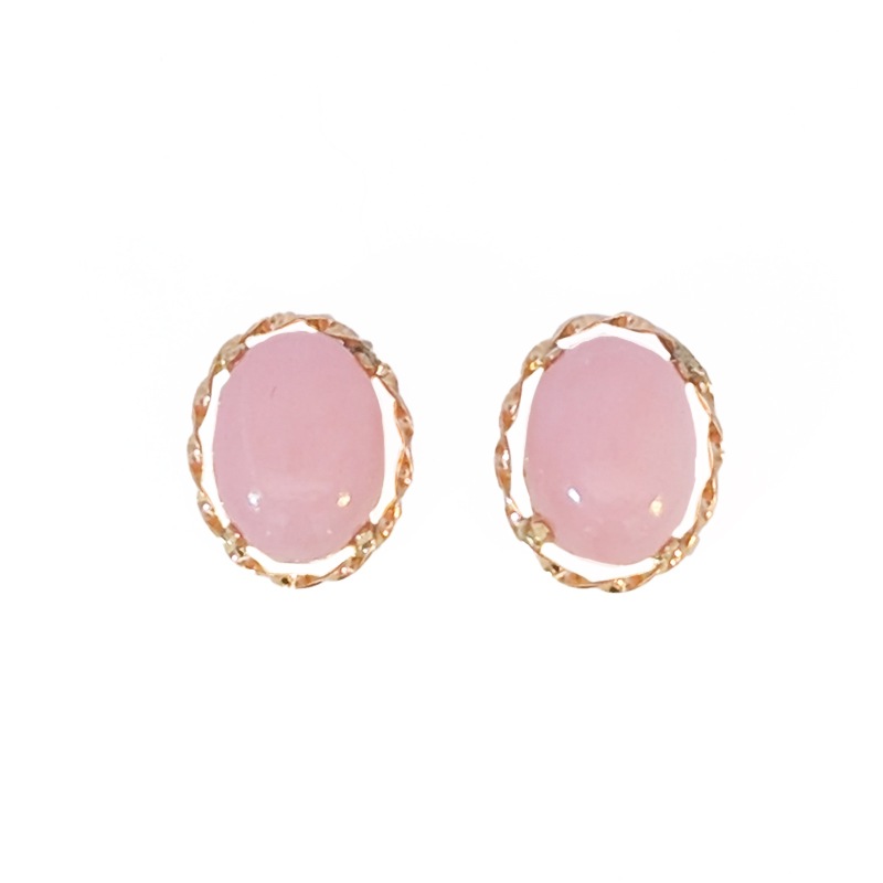 遺品生前整理アクセサリーまとめ売りK18ピンクオパール、ニナリッチ、翡翠？パール 遺品生前整理アクセサリーまとめ売りK18ピンクオパール