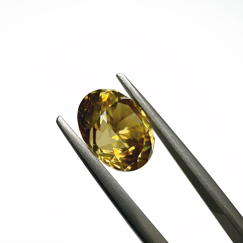 イエロージルコン 10.3×8.1mm 5.25ct
