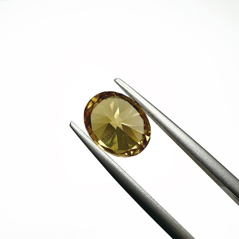イエロージルコン 10.3×8.1mm 5.25ct