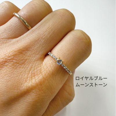 【JV1005】はじめてのセミオーダー～誕生石リング～