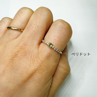 【JV1005】はじめてのセミオーダー～誕生石リング～