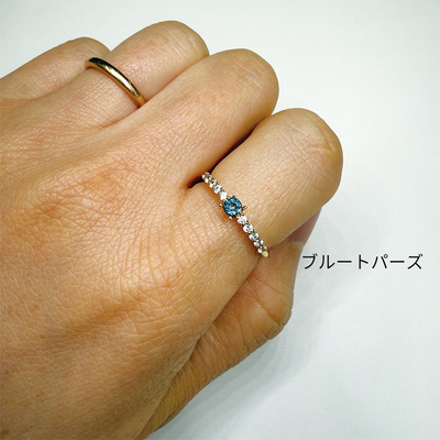 【JV1005】はじめてのセミオーダー～誕生石リング～