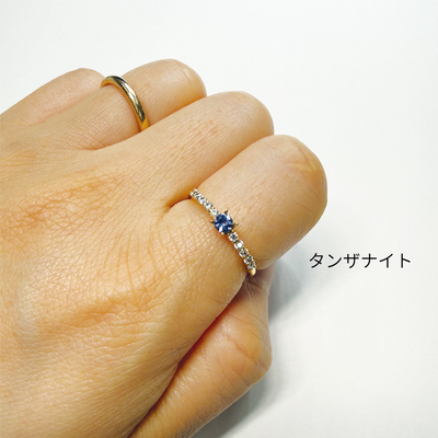 【JV1005】はじめてのセミオーダー～誕生石リング～