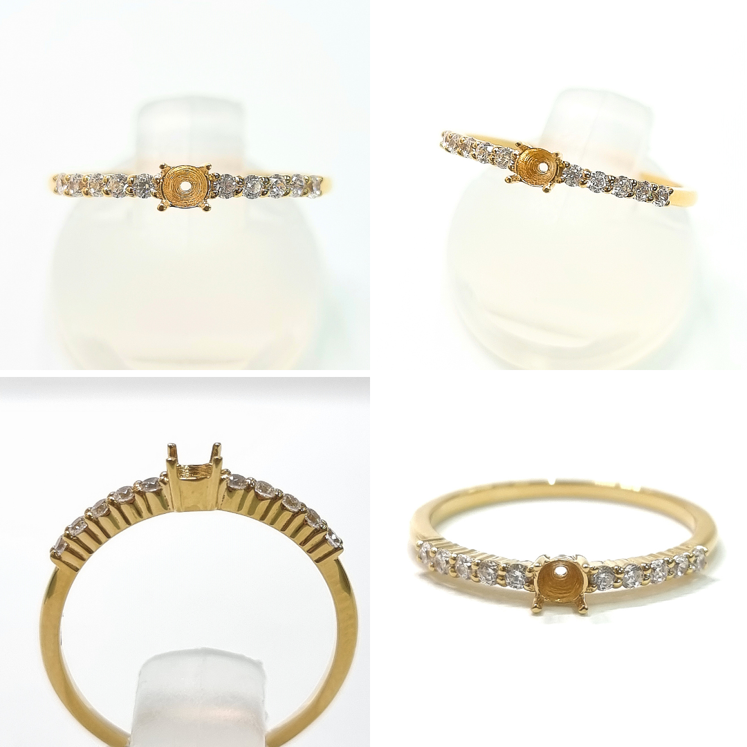 【JV1005】はじめてのセミオーダー～誕生石リング～