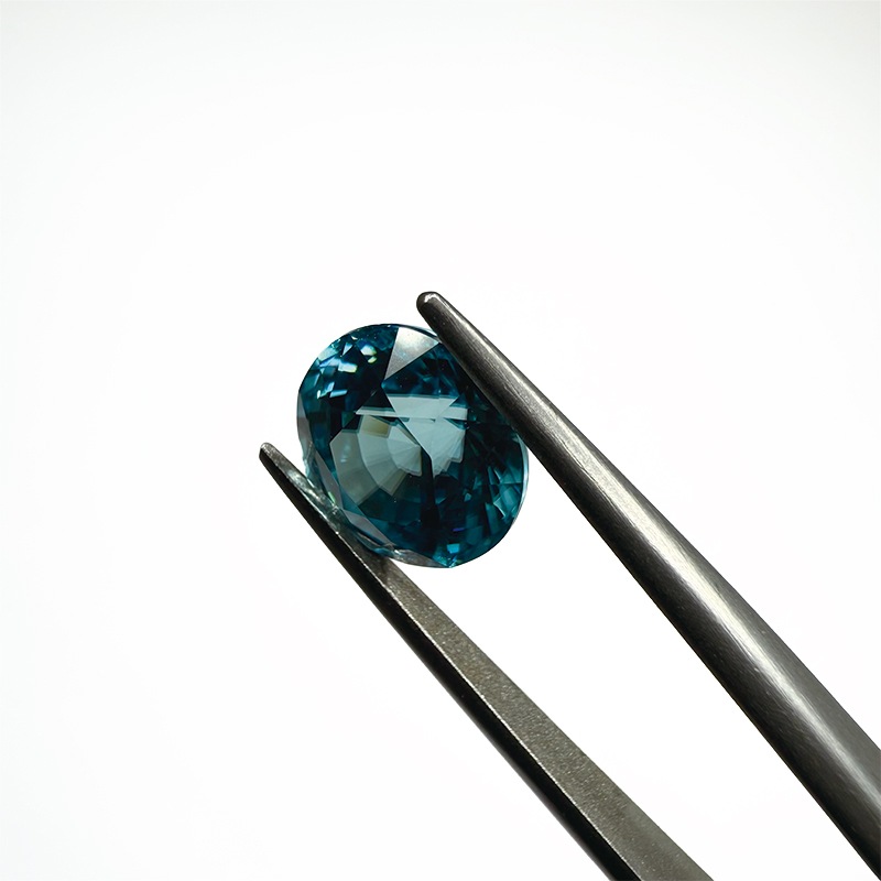 ブルージルコン　9.6ｍｍ　5.53ct